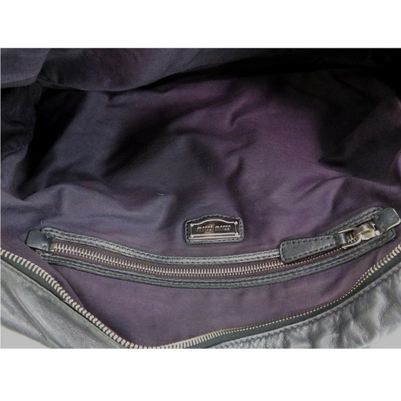 Miu Miu Black Leather Satchel - Picture 8 of 14